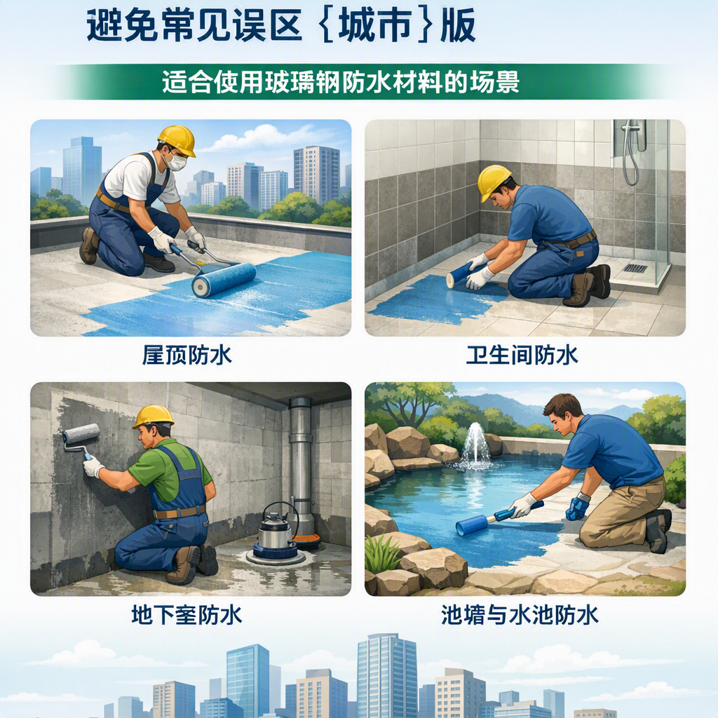 玻璃钢防水材料施工注意事项，避免常见误区 喀什 版